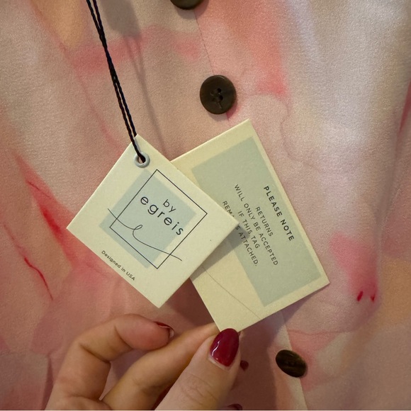 By Egreis new with tags Pink flowy skirt - Picture 3 of 6